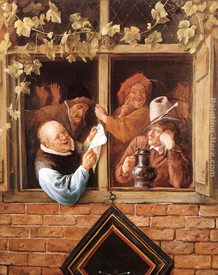 Jan Steen Rhetoricians at a Window